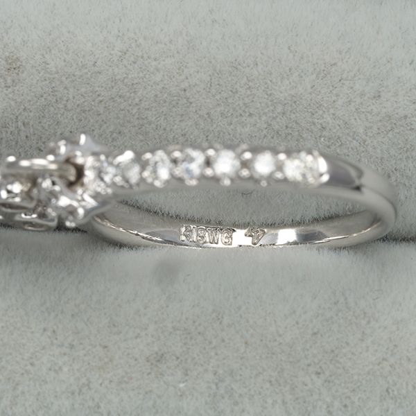 ポンテヴェキオ リング ダイヤ ダイヤモンド 0.31ct クロス