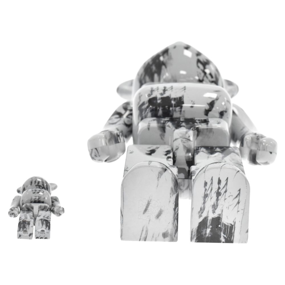 MEDICOM TOY - MEDICOM TOY メディコムトイ BE@RBRICK Andy Warhol's ELVIS PRESLEY 100% 400%ベアブリック アンディウォーホル エルヴィス プレスリー フィギュア 人形 ホワイト MEDICOM TOY (メディコムトイ) BE@RBRICK Andy Warhol's ELVIS