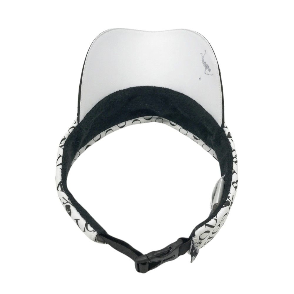 MARK-LONA マークアンドロナ サンバイザー 総柄 ホワイト系 240101442870 ゴルフウェア ストスト WWW_NOITHATQUANGTHANH_NET