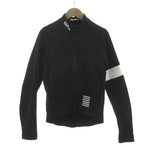 ラファ rapha women’s pro team winter jacket プロチーム ウィンタージャケット スタンドカラー ロゴプリント  ジップアップ 切替え ストレッチ ブラック 黒 ホワイト 白 S