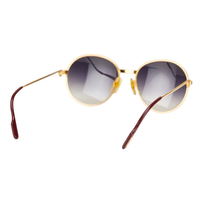 カルティエ トリニティ サングラス グラデーションレンズ ゴールド ボルドー プラスチック レディース CARTIER 1-0232763