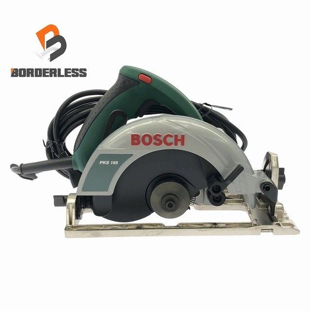 BOSCH ボッシュ 100V 165mm ブレーキ付丸のこ PKS165 本体のみ 切断 内装 大工 マルノコ|丸のこ|丸鋸