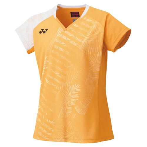 【新品・5営業日で発送】YONEX ヨネックス ウィメンズゲームシャツ (20742) 色 : サフラン サイズ : S 