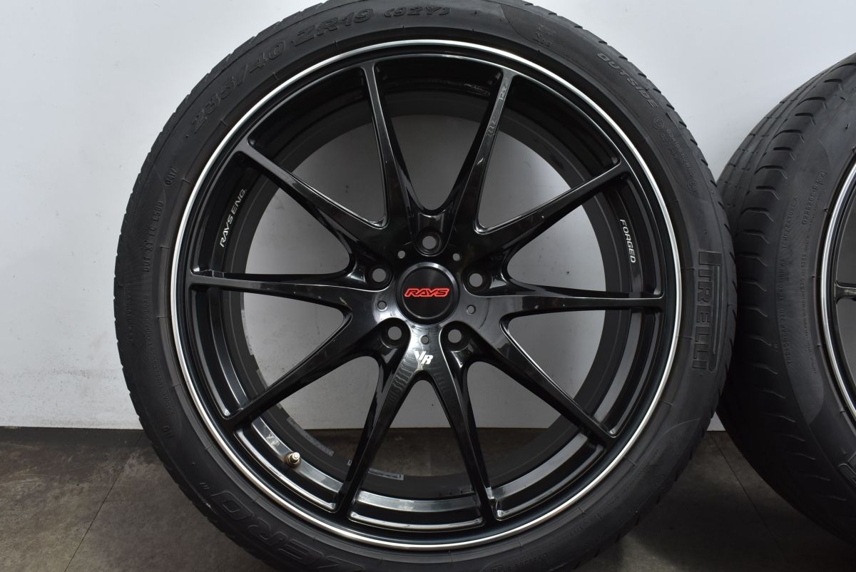 RAYS ボルクレーシングG25CB19インチ8J+48 PCD112 5穴4本 parts-hanbai-no1_tu24074411