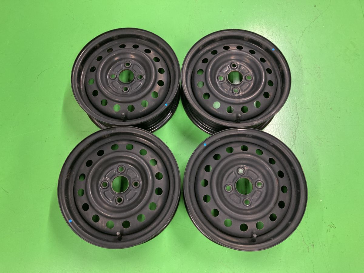 スズキ HE33S アルトラパン 純正 13インチスチールホイール 4本SET 4.5J 45 4H 100 54φ 軽自動車