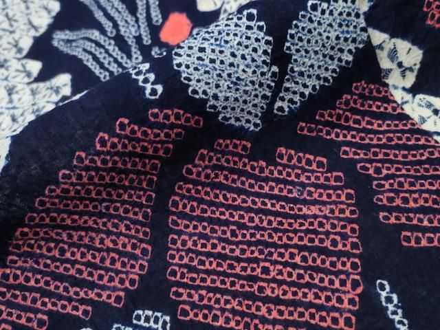 有松鳴海絞り 杜若