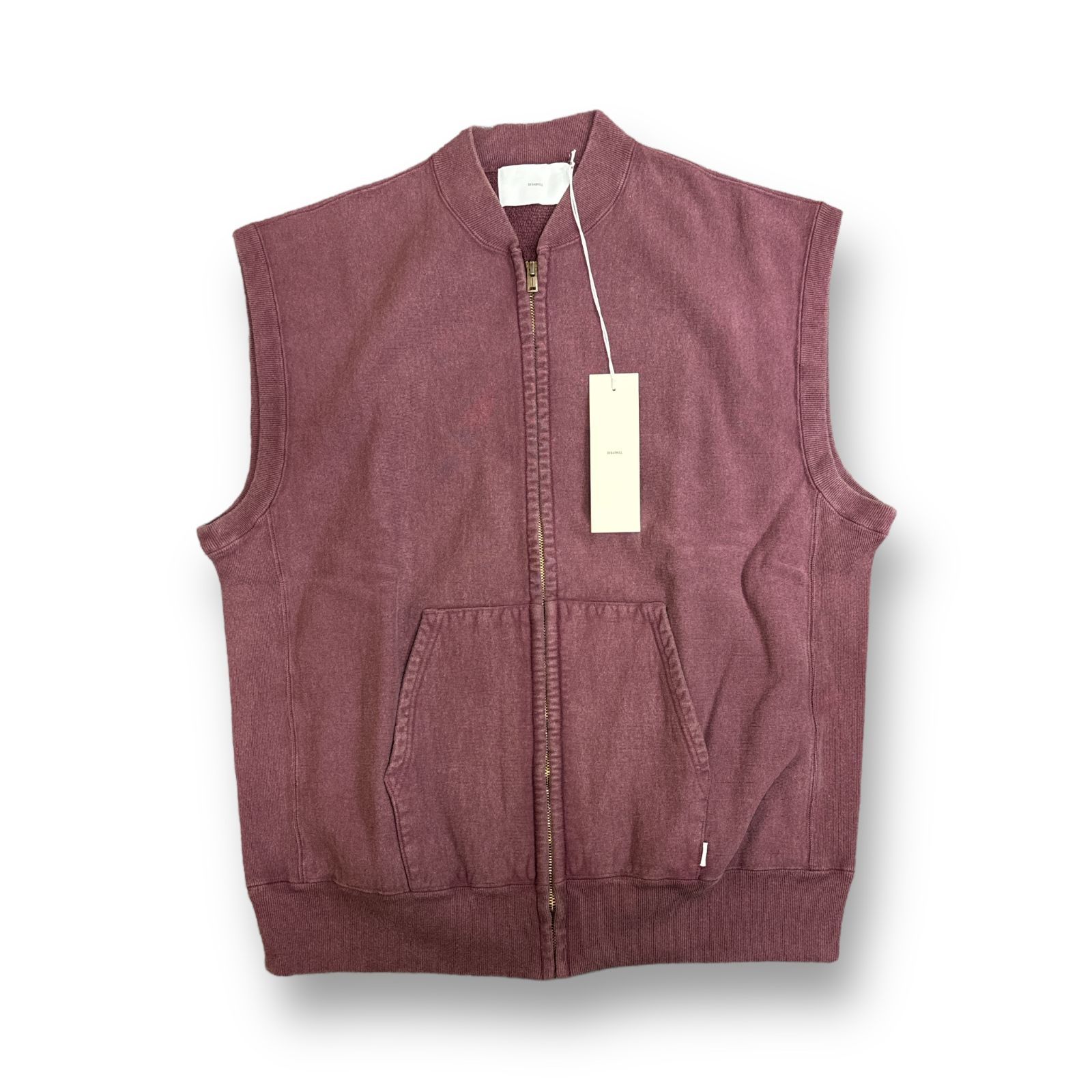 定価37400円 新品 SUGARHILL 23AW Sweat Zip Vest スウェット ジップ ...