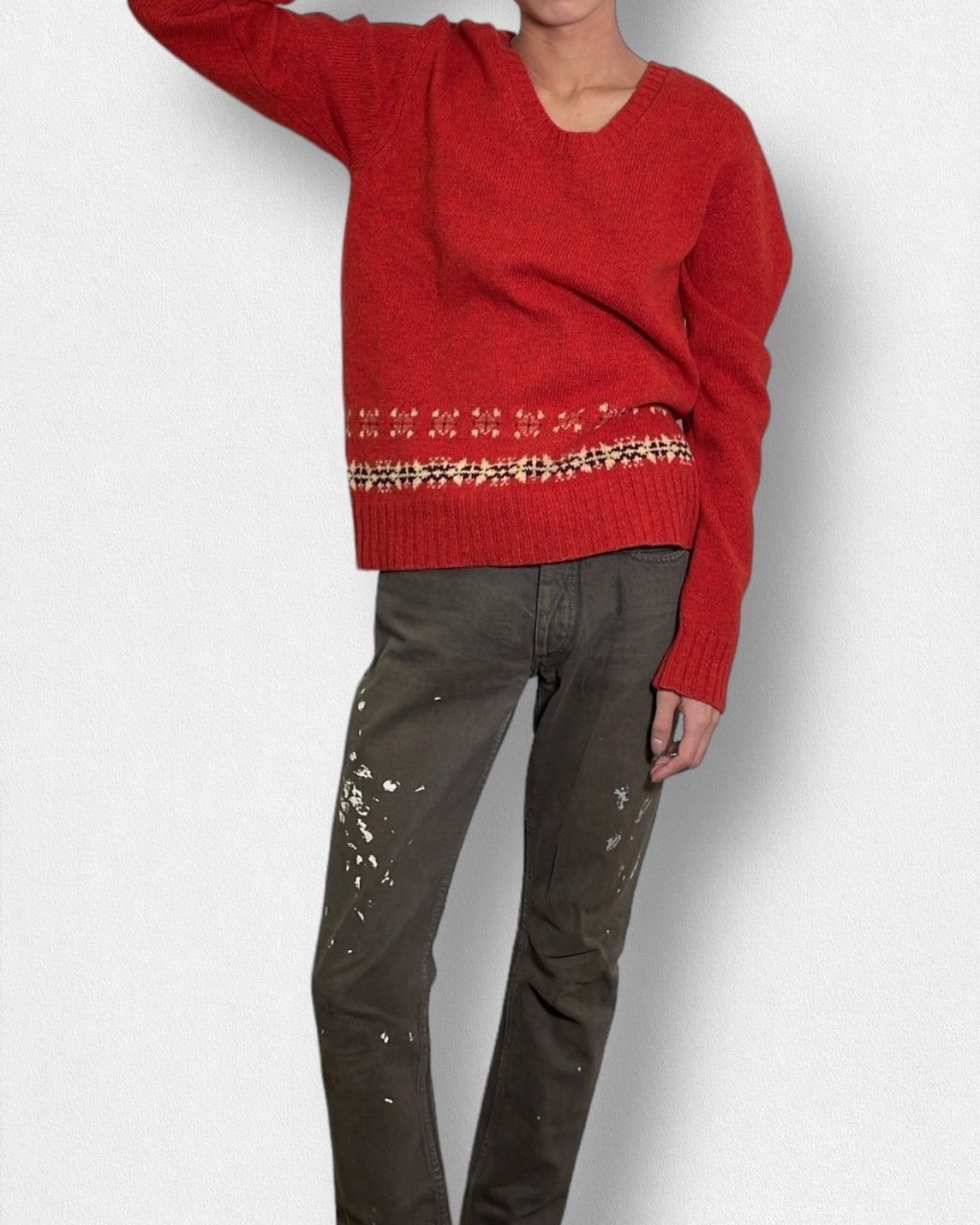 Dries Van Noten ドリスヴァンノッテン ドリスバンノッテン Laika ライカ期 Tribal Knit ニット　トップス