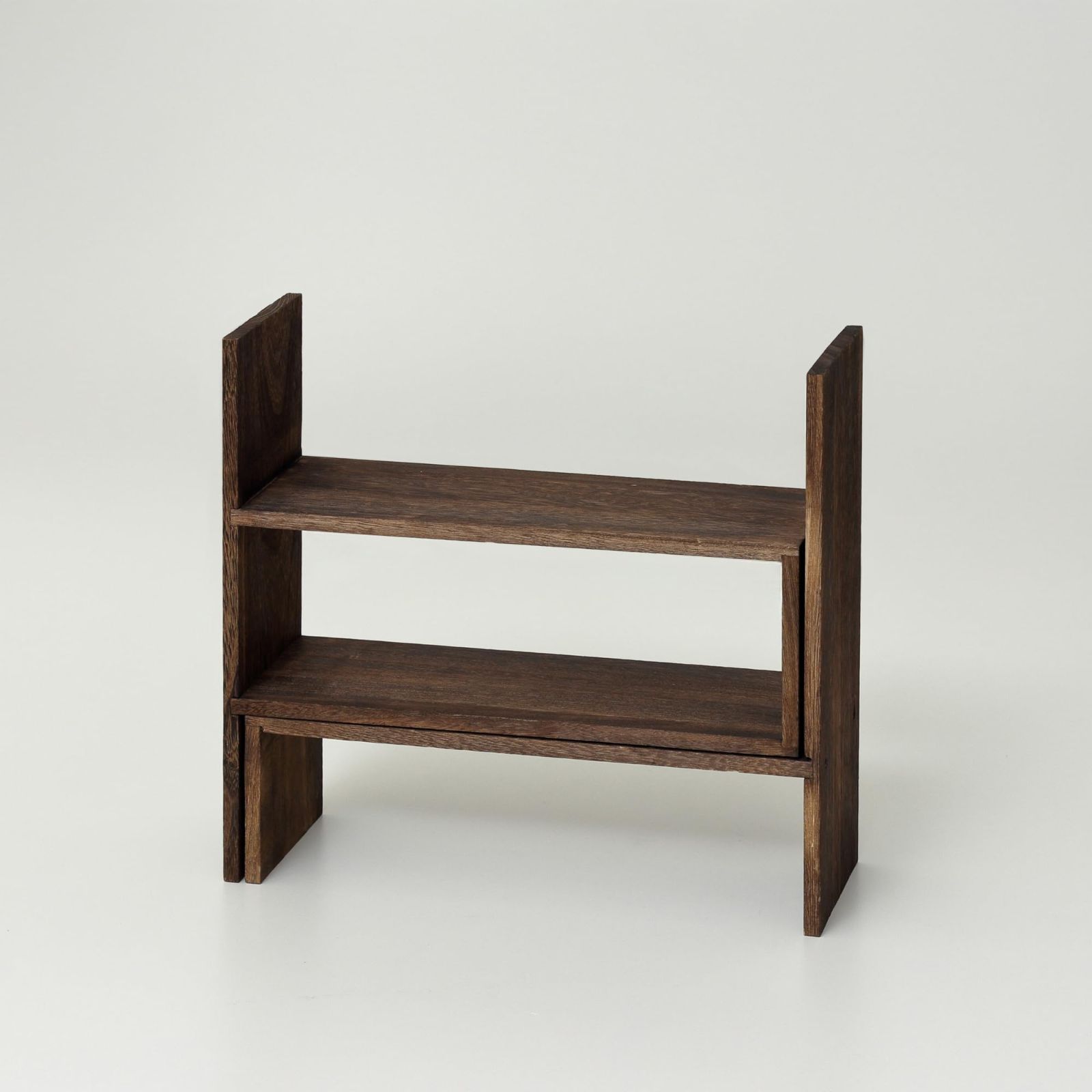 【80％以上割引】 幅42.5～ 焼桐 スライドディスプレイラック 天然木 ディスプレイラック 木製 和風 和室 クロシオ インテリア AKU1044774