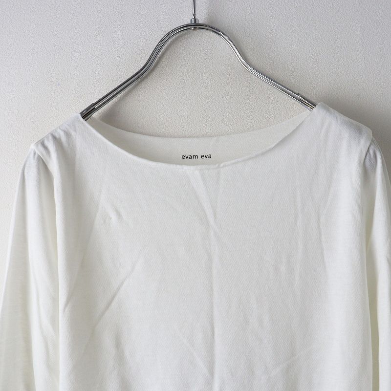 カットソー(長袖/七分) evam eva - evam eva cotton cashmere wide pullover 楽天市場】evam eva カットソーの通販