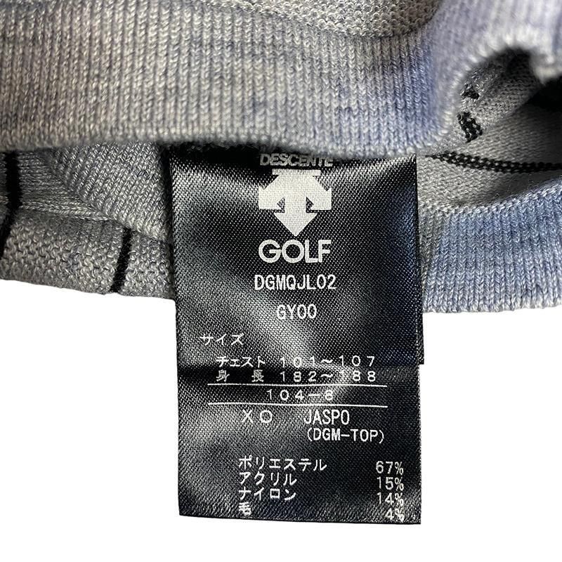 DESCENTE GOLF デサントゴルフ ウール混ニットセーター XO 2311-NP-09 