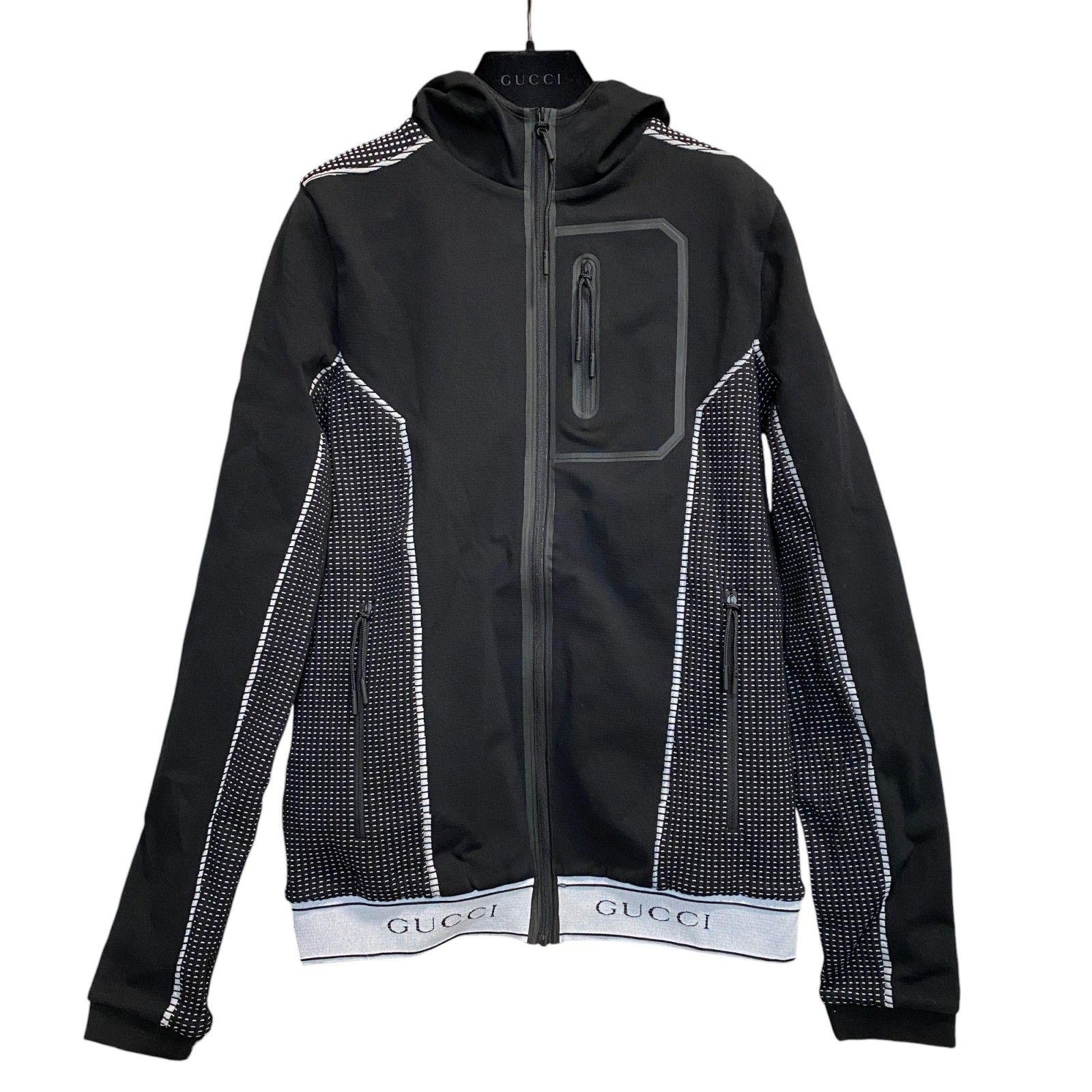 未使用 グッチ GUCCI メンズ 703361 フード付き ジップ 未使用 グッチ GUCCI メンズ 703361 フード付き ジップ