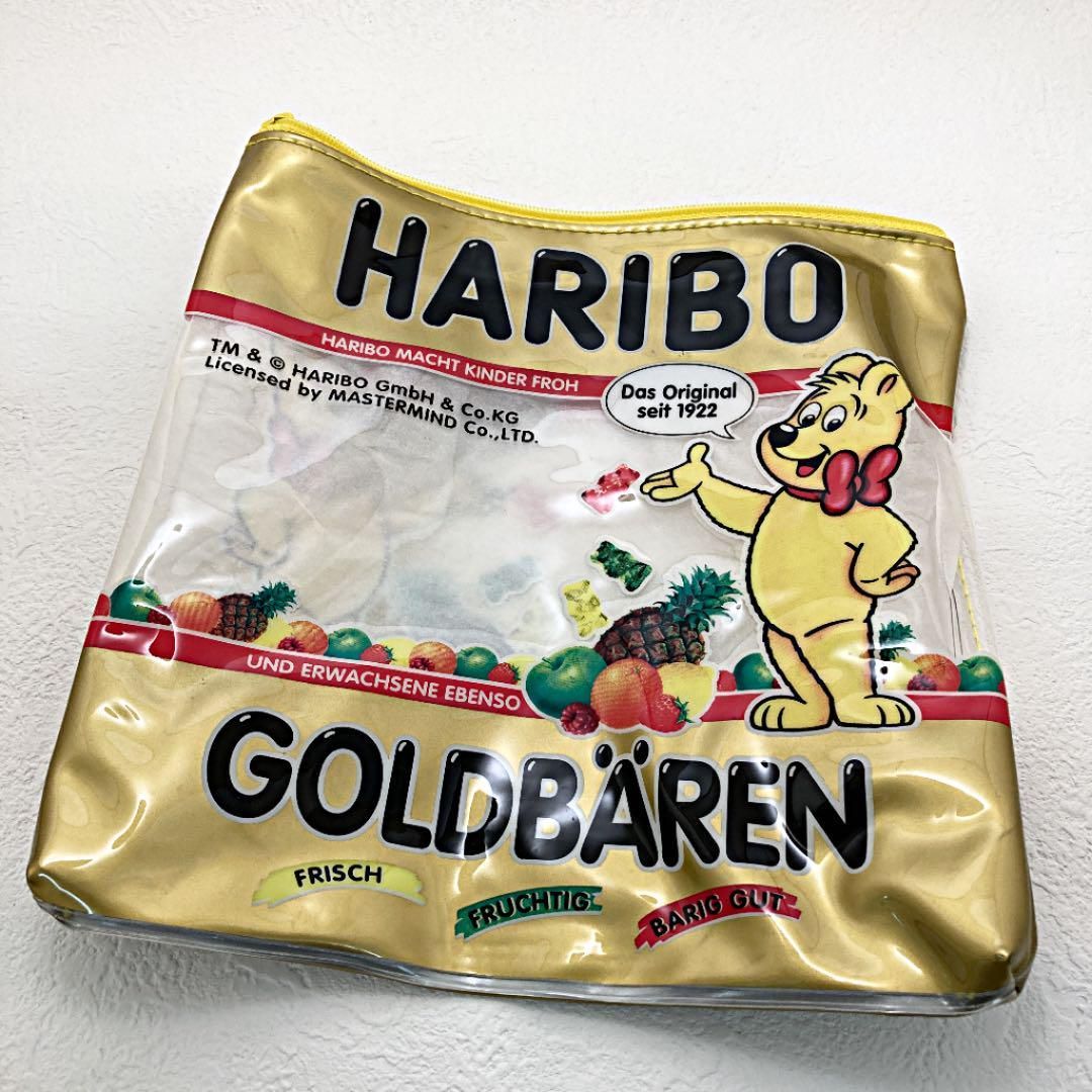 3枚セット HARIBO ハリボー ポーチ ビニール 小物入れ かわいい くま