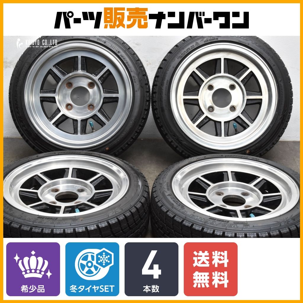 カプチーノサイズ ハヤシレーシング ハヤシストリート 14in 5.5J 19 6J 13 PCD114.3 グッドイヤー アイスナビ6 155 55R14