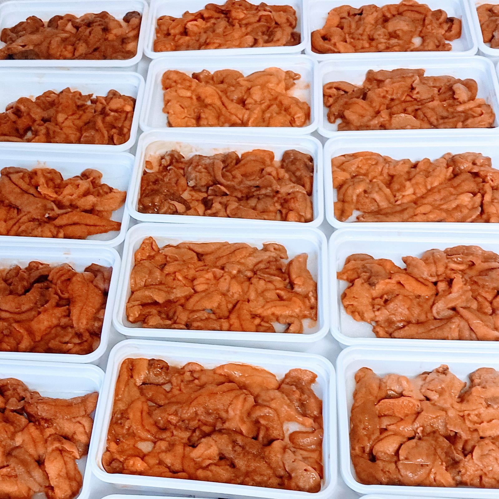 うに.ウニ.雲丹.塩雲丹.最安値 1枚1845円送料込無添加10枚18450円 うに