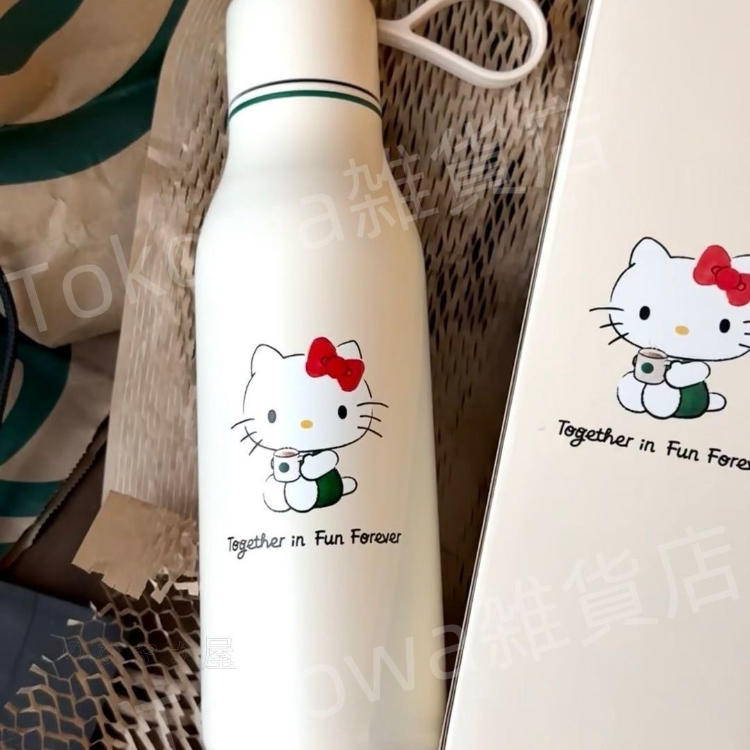 新品 海外限定 スターバックス キティちゃん キャラクター水筒