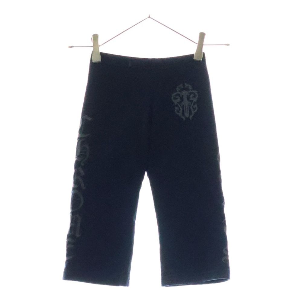CHROME HEARTS クロムハーツ サイドロゴ ダガープリント スウェットパンツ ブラック キッズ