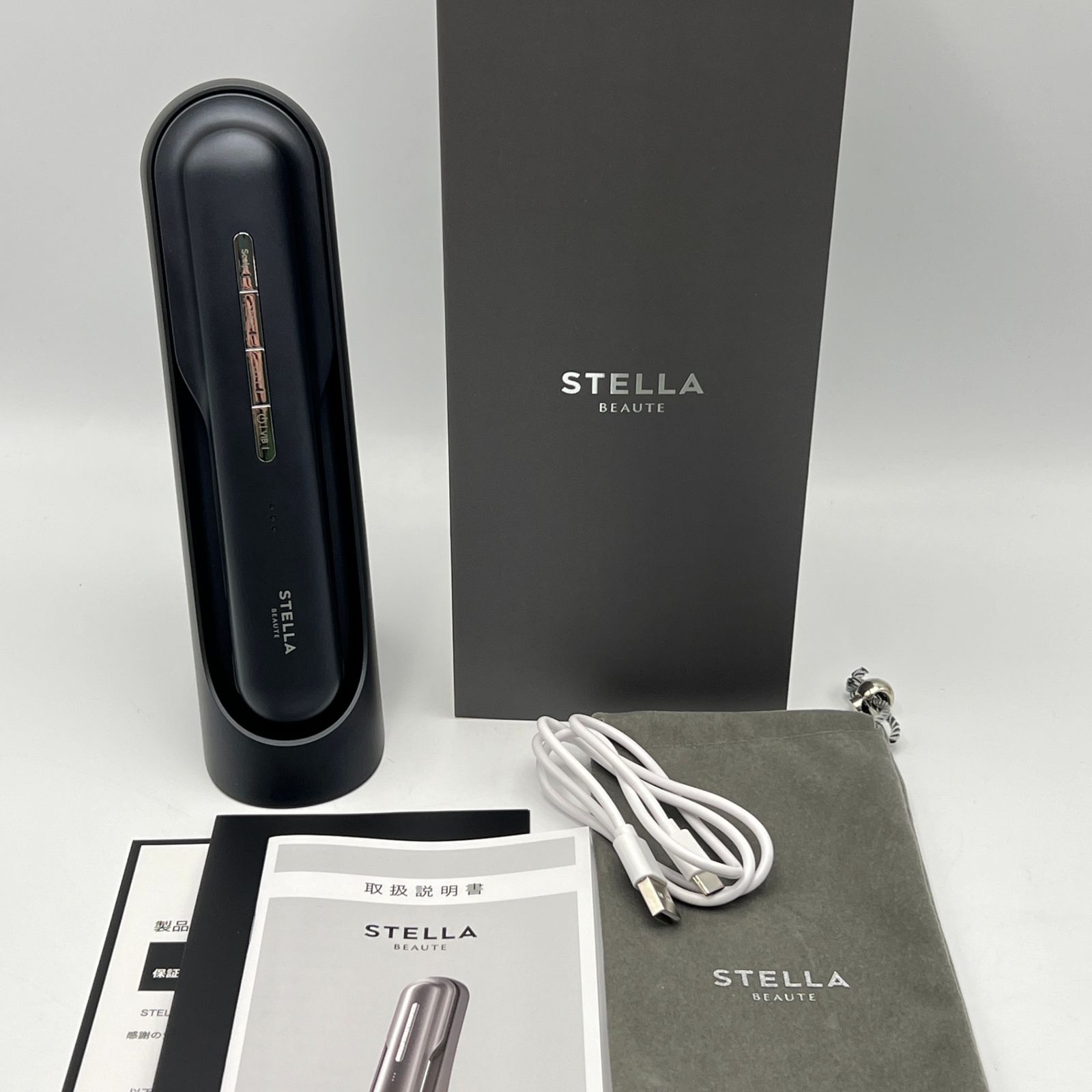【美品】STELLA BEAUTE レーザーu0026EMS リフトブラシ プロ 美顔器 ヘッドスパ ステラボーテ Lift Brush PRO 本体