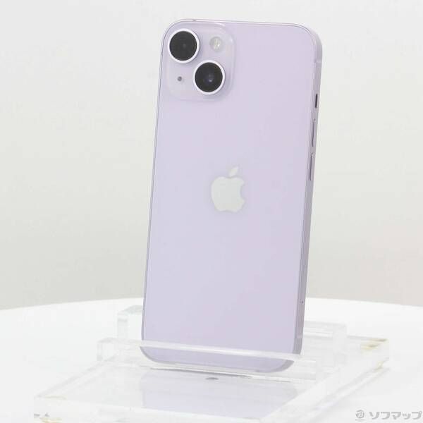 〔 〕iPhone14 128GB パープル MPUY3J A SIMフリー 258