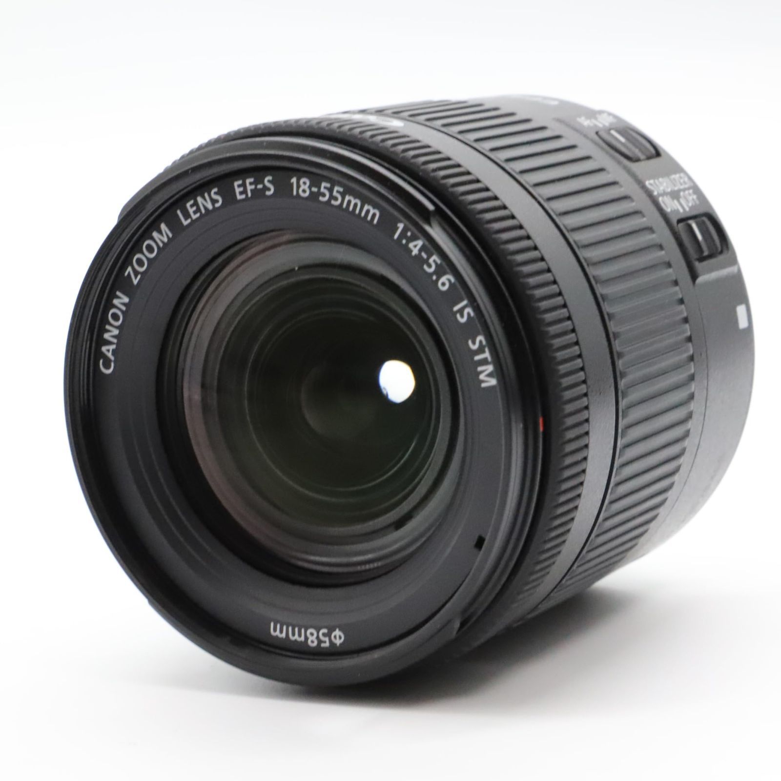 Canon 標準ズームレンズ EF-S18-55mm F4.0-5.6IS STM APS-C対応 - メルカリ