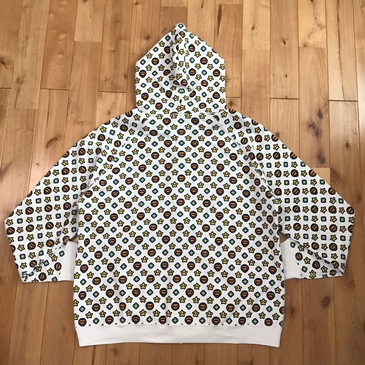 マイロ モノグラム パーカー Lサイズ a bathing ape BAPE milo