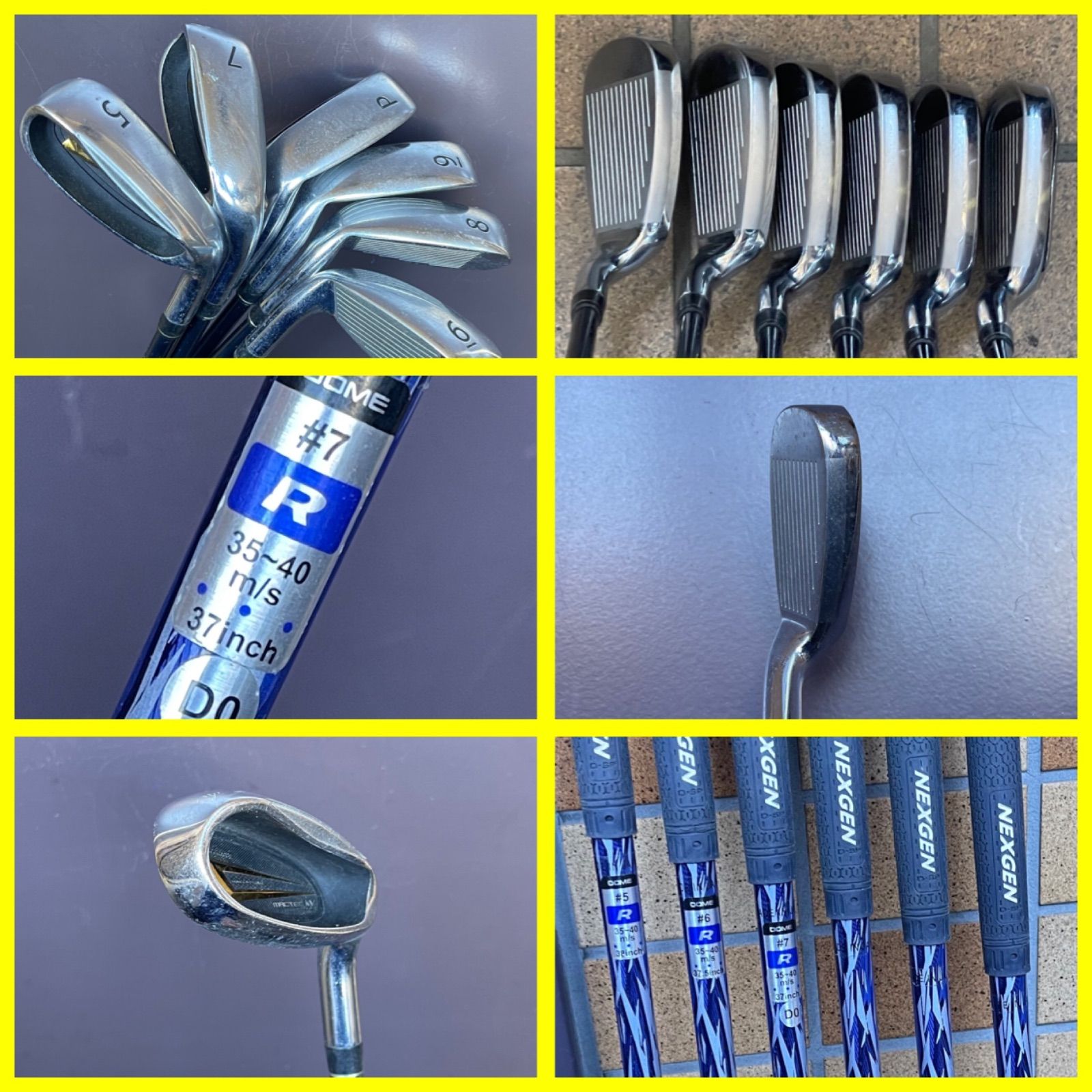 ぶっ飛び系 マグレガー mactec NV202 アイアンセット8本 5-S