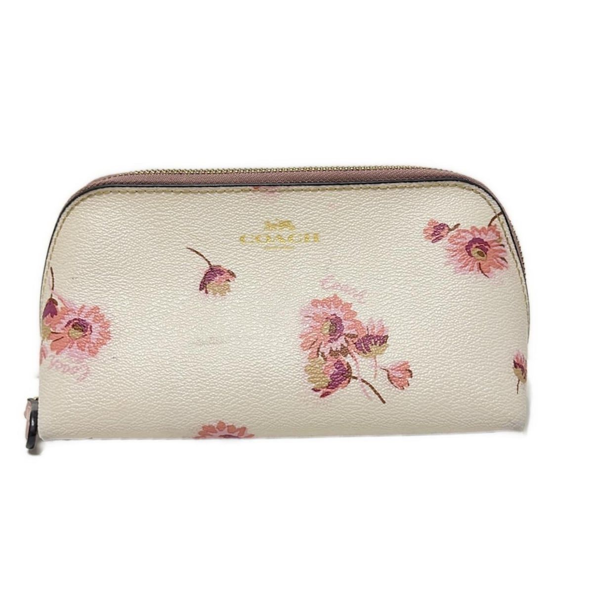 COACH コーチ ポーチ - F87792 ライトピンク×ピンク×マルチ 花柄