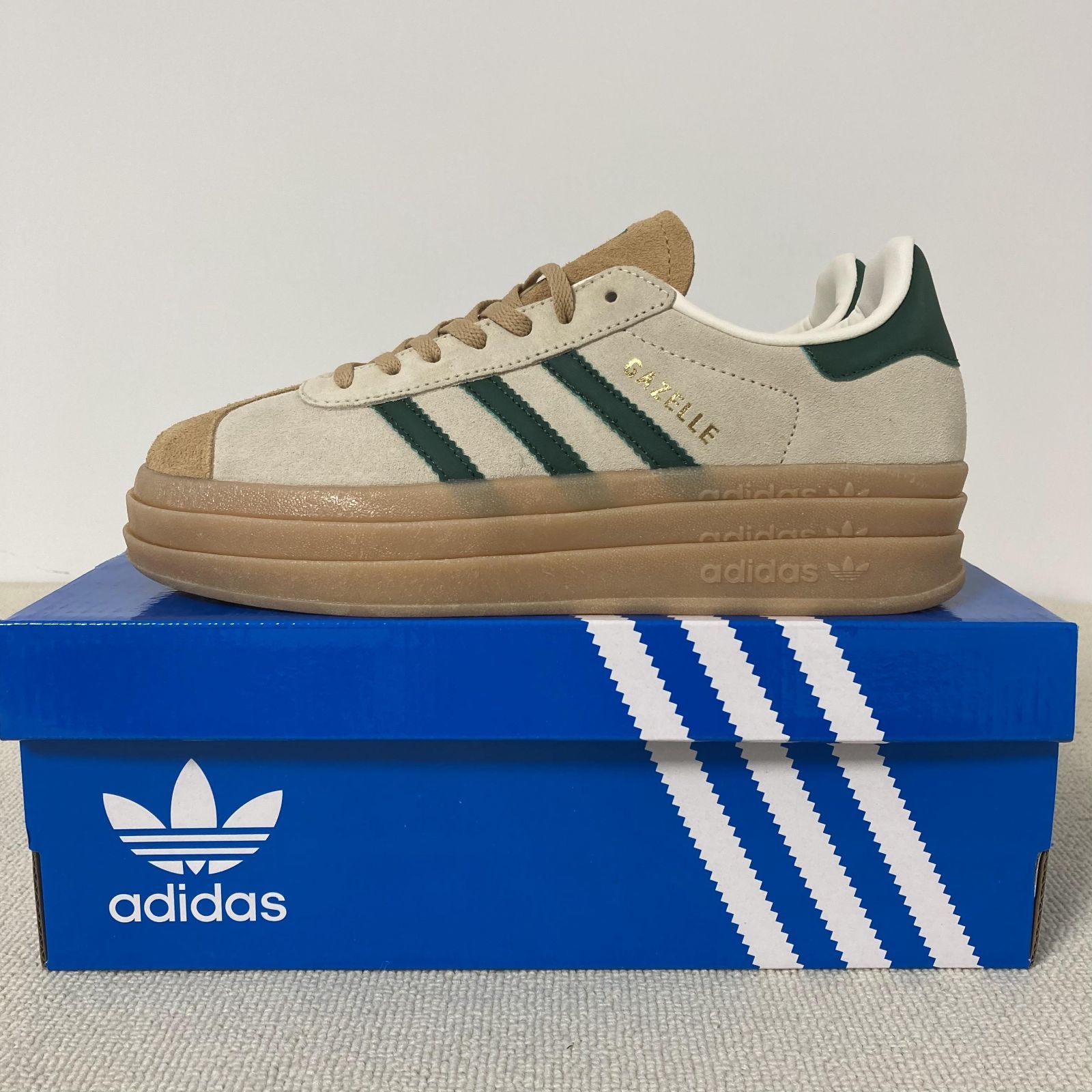 新品  ADIDAS ORIGINALS GAZELLE BOLD イエロー