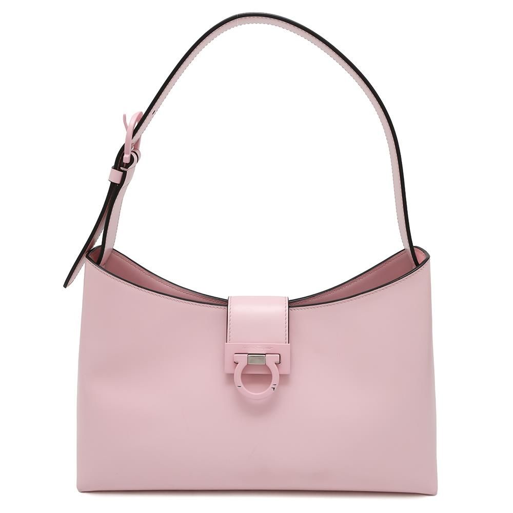 サルヴァトーレ フェラガモ ショルダーバッグ ガンチーニ トリフォリオ レザー 210926 Ferragamo ワンショルダー