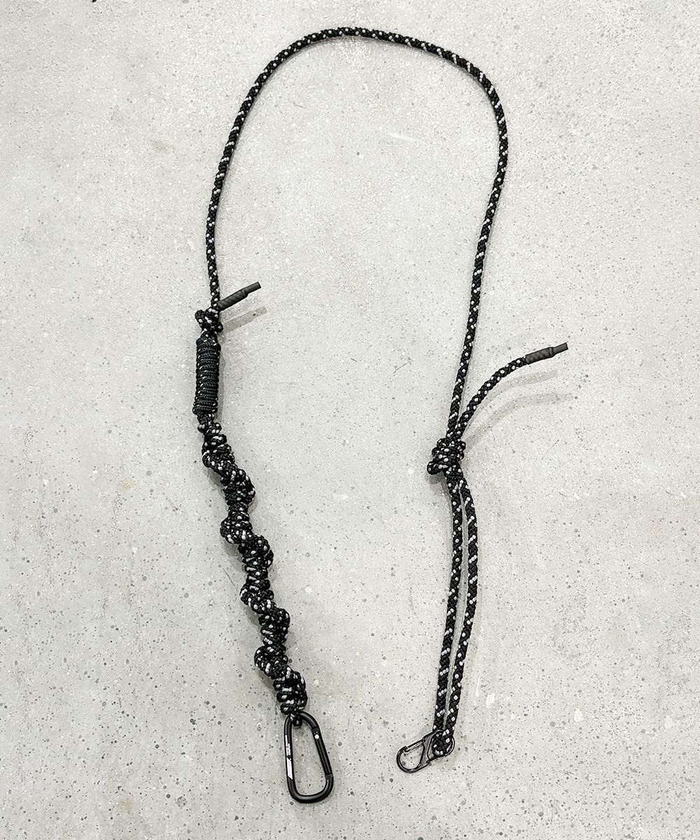 B TOGETHER ビートゥギャザー - KNOT BLACK ウォレットチェーン ベルト キーチェーン パラコード ロープ