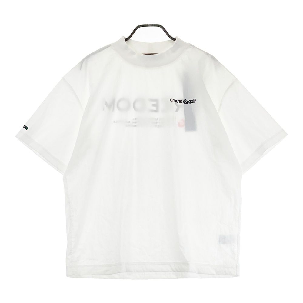 サイズ XL GRAVIS GOLF ｸﾞﾗﾋﾞｽｺﾞﾙﾌ GGM-3A-AA01 半袖モックネックTシャツ ホワイト系 240101531405 ゴルフウェア メンズ ストスト
