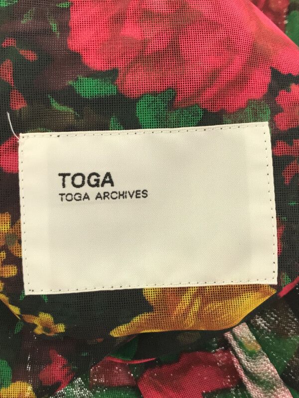 TOGA ARCHIVES トーガアーカイブス 19SS ポリエステルフローラル