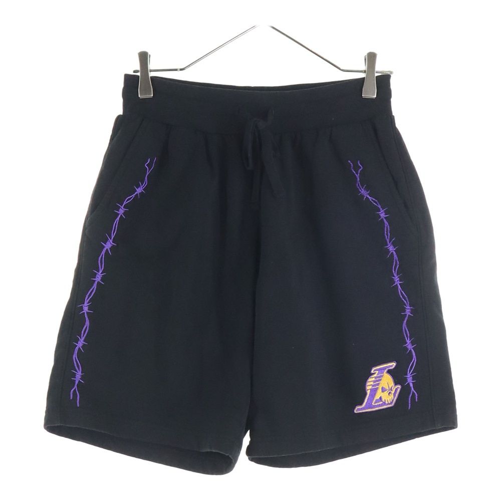 Warren Lotas ウォーレンロータス ロゴ刺繍 Lakers レイカーズ スウェットパンツ ブラック