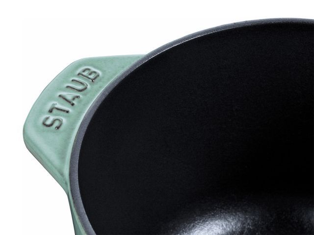 STAUB ラ ココット de GOHAN M セージグリーン 2合炊き