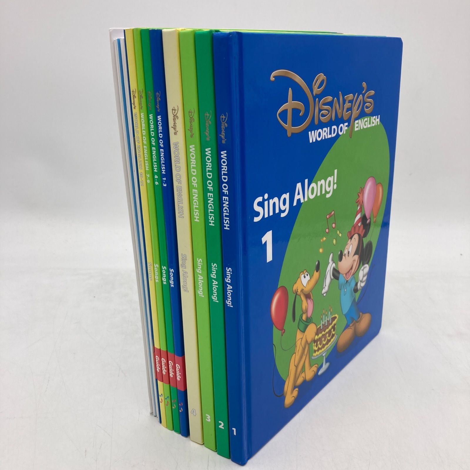 Disney's Sing Along! シリーズ全12巻新子役 シングアロング 新子役 DVD12枚 絵本＆CD 字幕あり ディズニー