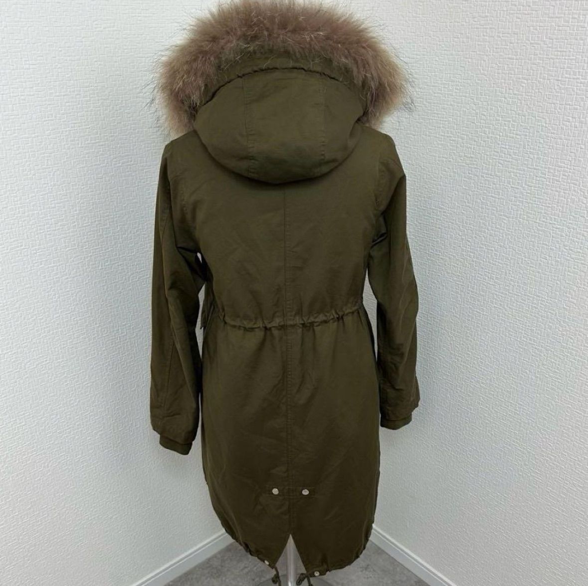 ダウンライナー付き アーバンリサーチロッソ モッズコート ラクーン