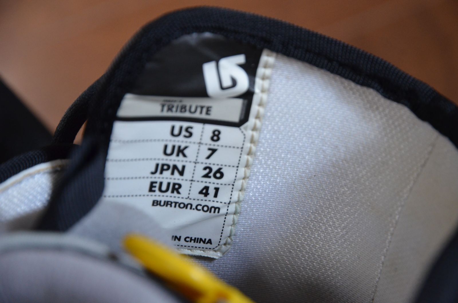 バートン トリビュート メンズ 26㎝ ブラック スノボブーツ シュー