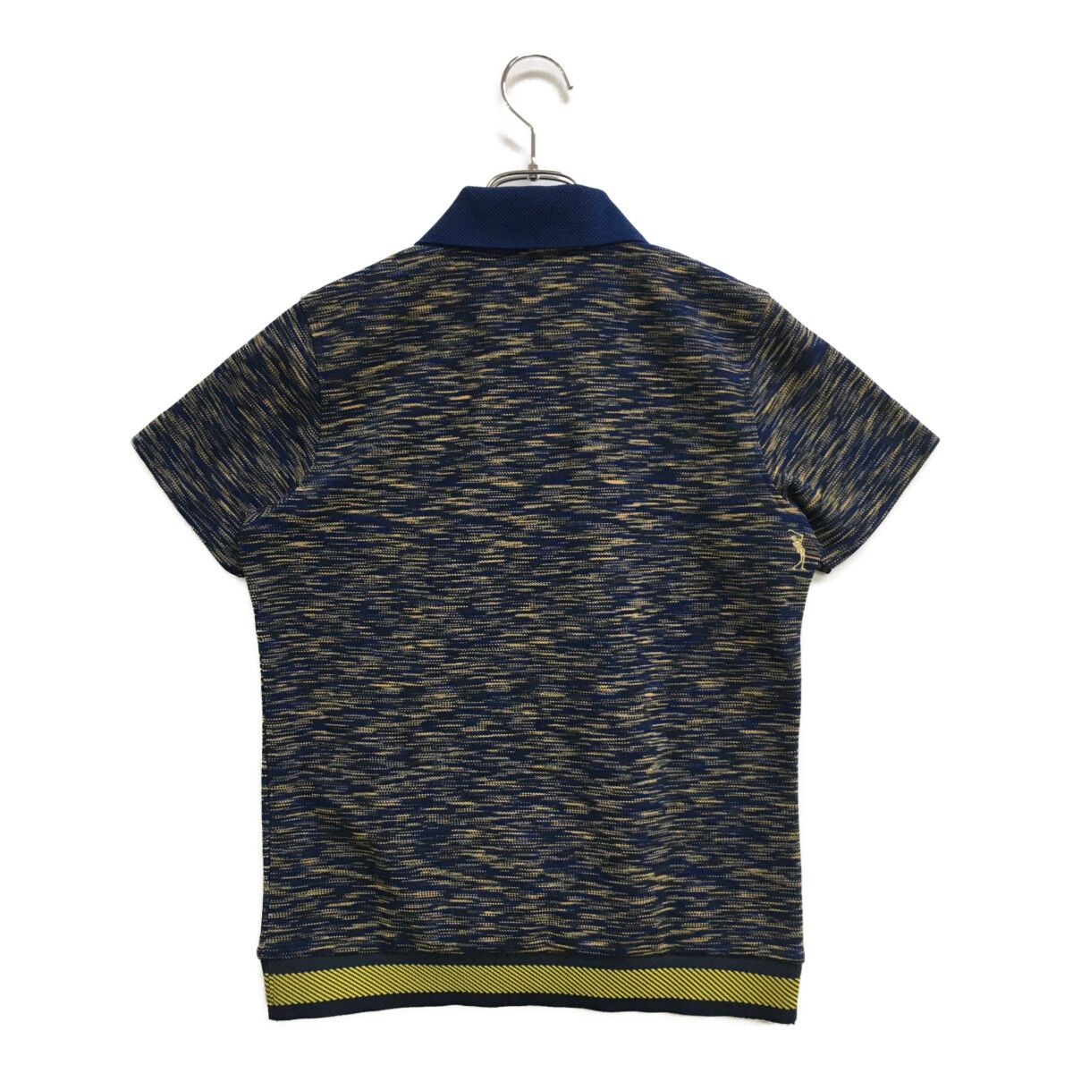 レディース マークアンドロナ MARK&LONA 半袖ポロシャツ 38(M) 紺×黄