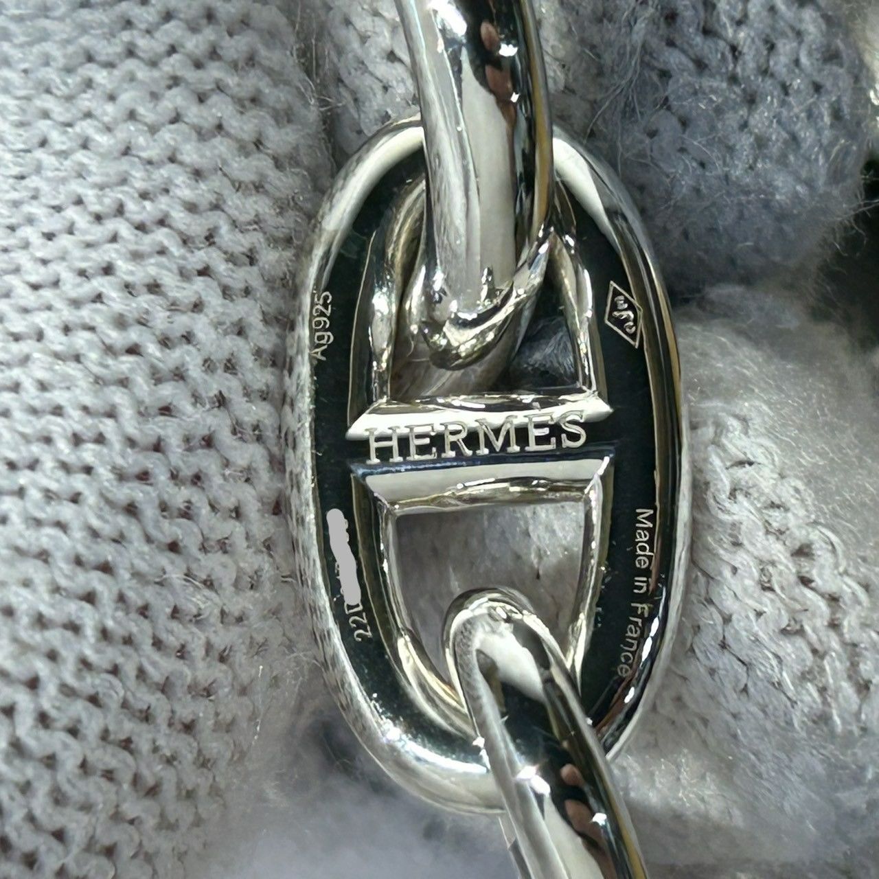 【極美品】HERMES シェーヌダンクルGM シルバー925 シェーヌ・ダンクル 新品仕上げ エルメス HERMES