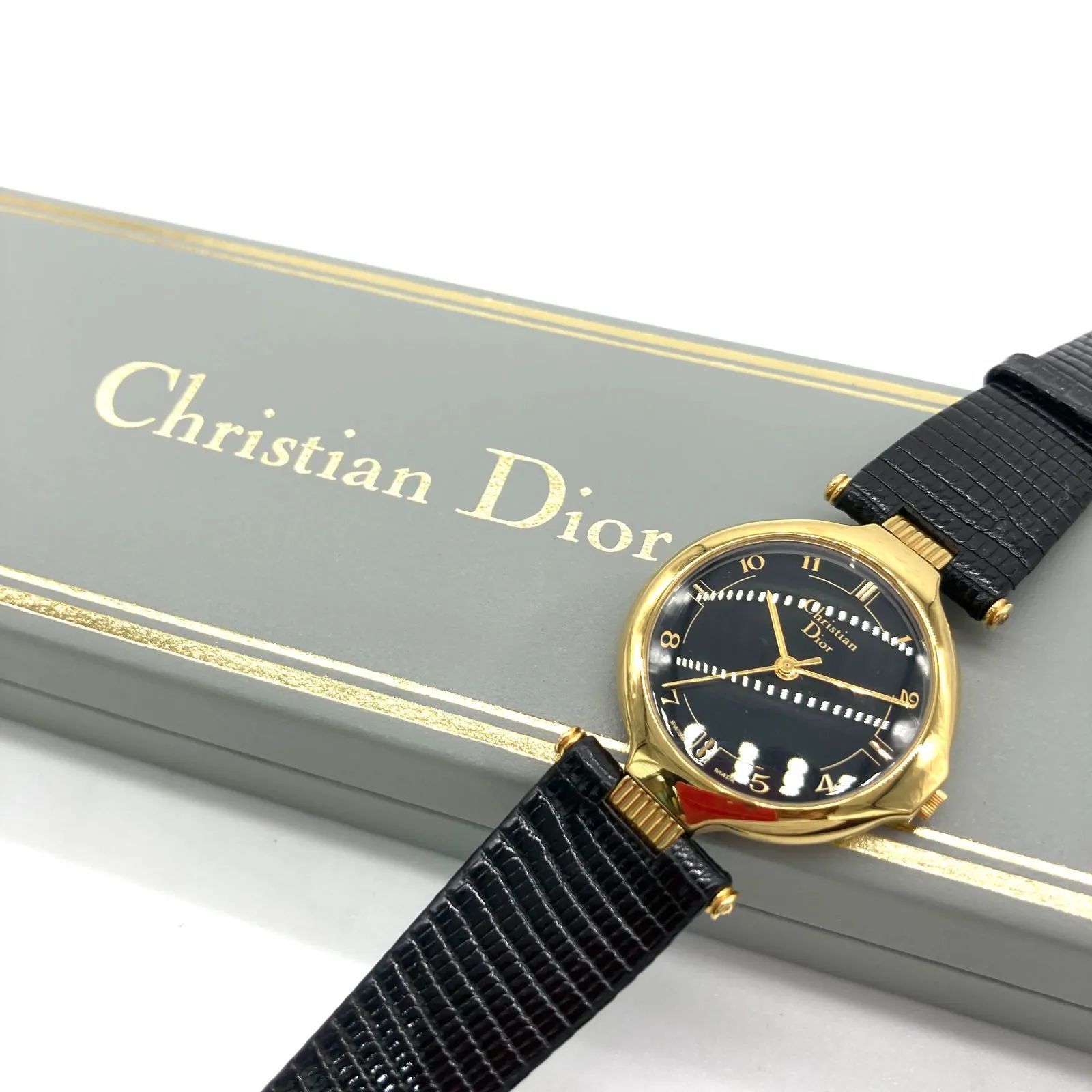 ▽【不動品】Christian Dior メンズ 腕時計3008 - メルカリ