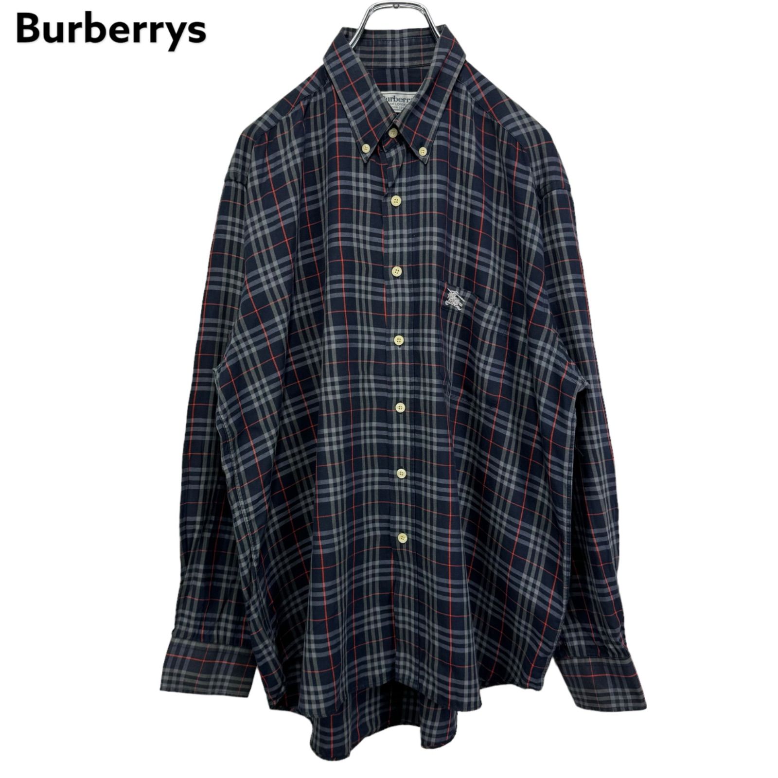 90s vintage Burberrys バーバリーズ ノバチェック ボタンダウンシャツ 
