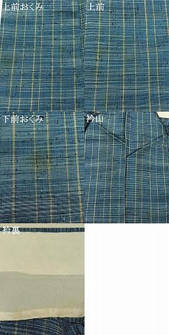 平和屋着物▽上質な紬 単衣 格子 正絹 逸品 AAAZ0716jd - メルカリ