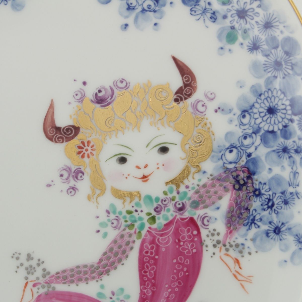 MEISSEN - マイセン ミッドサマーナイトドリーム 真夏の夜の夢 ケーキプレート 皿 陶器 6枚セット 食器 680691/23501 ホワイト マルチカラー【中古】 マイセン ミッドサマーナイトドリーム 真夏の夜の夢 ケーキ