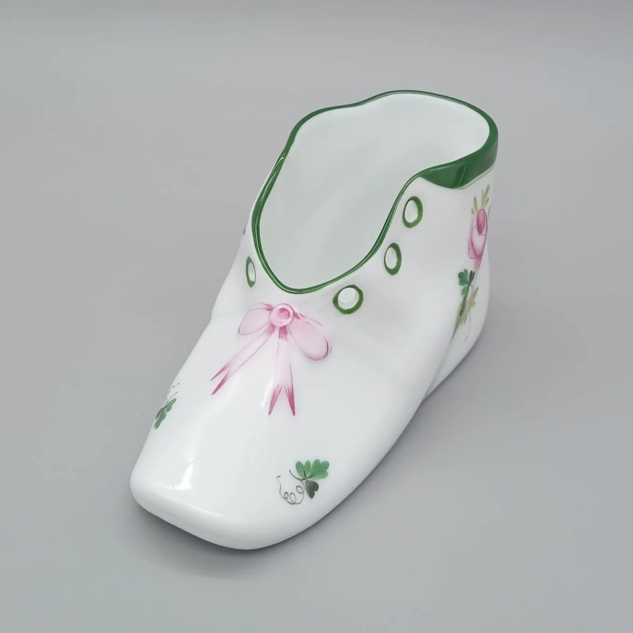 ヘレンド ウィーンのバラ 購入 シューズ フィギュリン 靴 HEREND