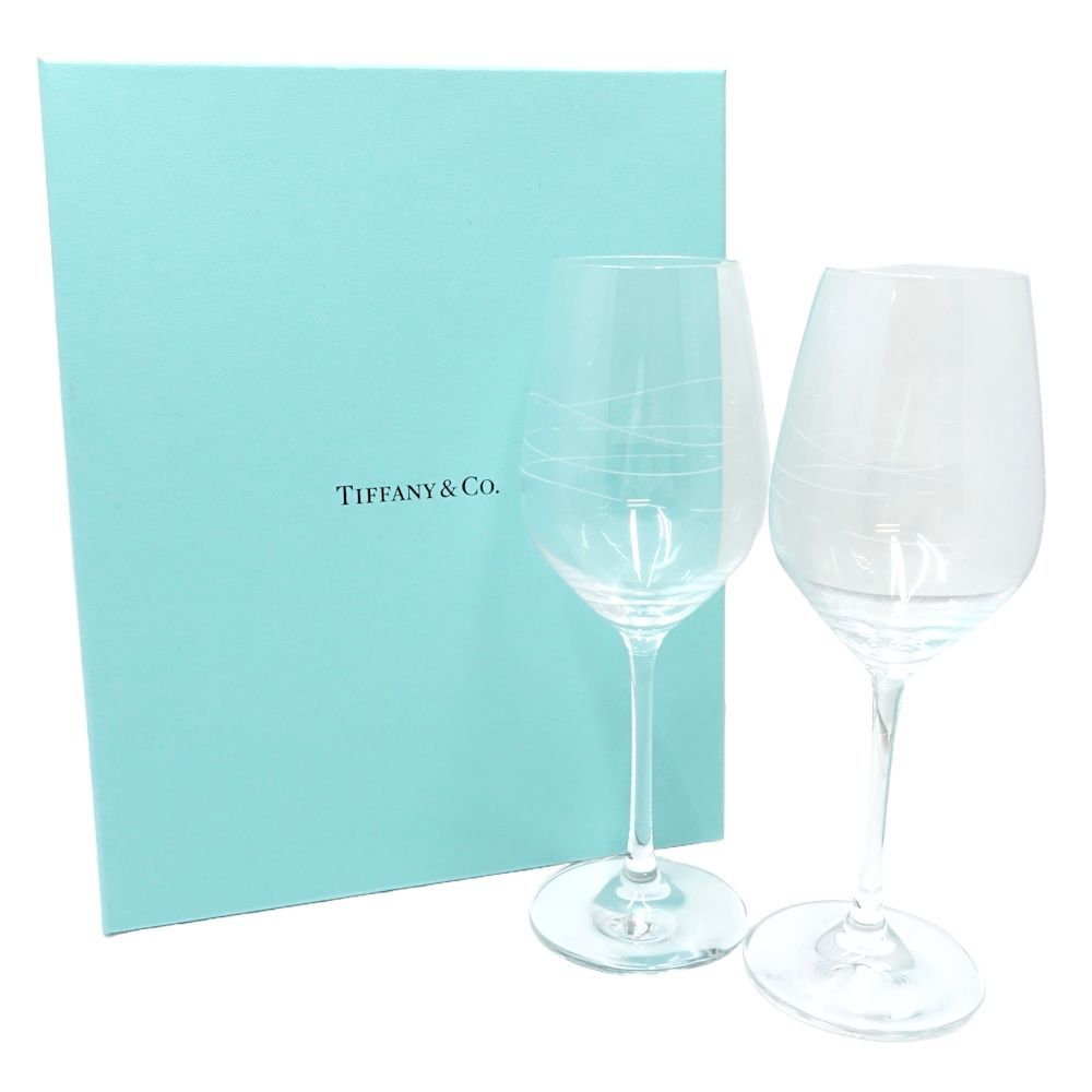 【メーカー直売】 2 カデンツ グラス ティファニー TIFFANY&Co. 2個 ワイン ペア コレクション