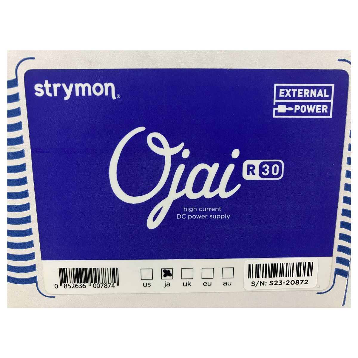 未使用 Strymon Ojai R30 9V/12V/18V対応ハイ・カレント・ DC