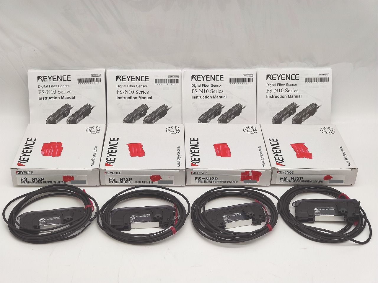 インボイス対応 4点セット 箱マジック書込あり キーエンス KEYENCE FS-N12P