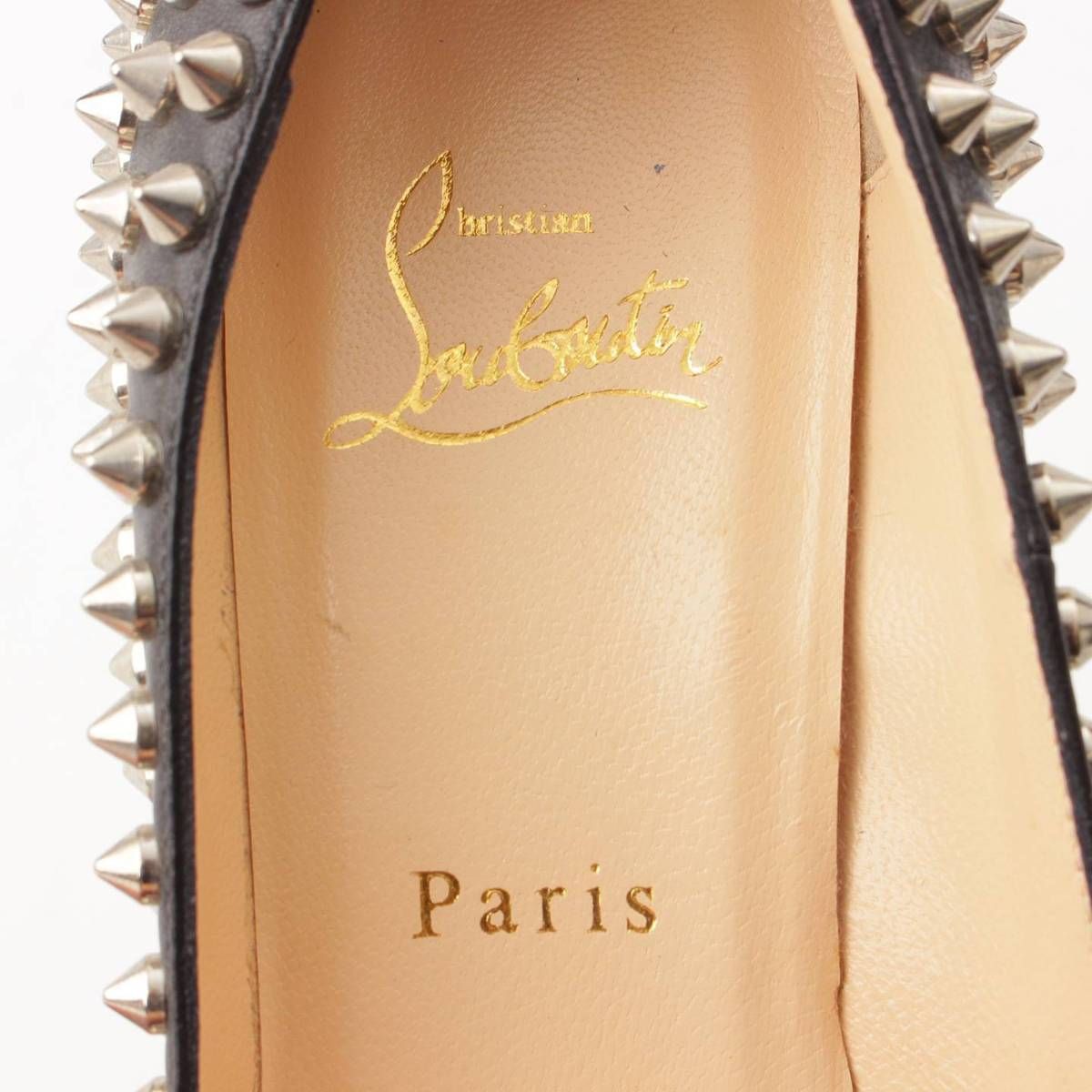 クリスチャンルブタン】Christian Louboutin スパイクスタッズ ポイン 