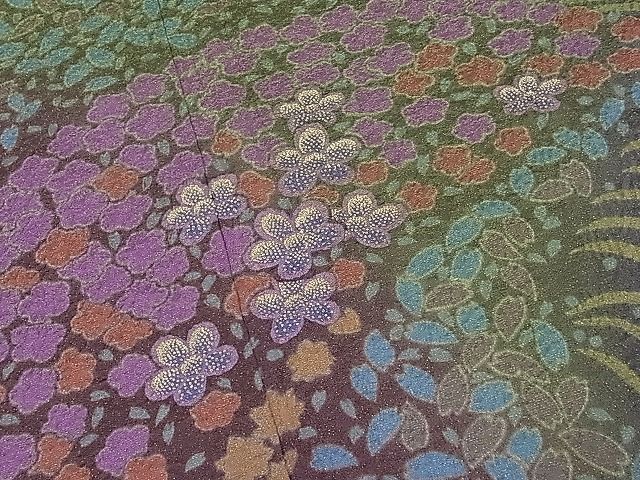 平和屋本店□極上 十日町 名門 滝泰謹製 おぼろ染め 襲絞り 訪問着