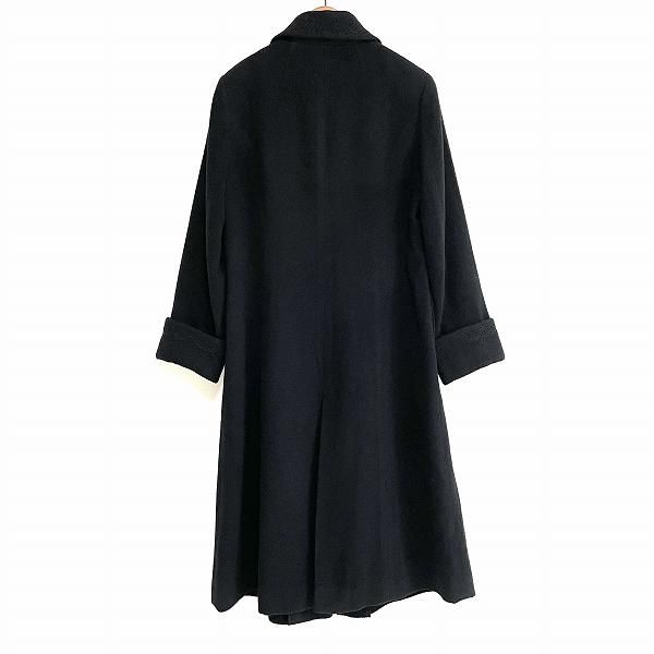 wnc インポートロッサ import Rossa コート 44 黒 刺繍 ロング 大きい